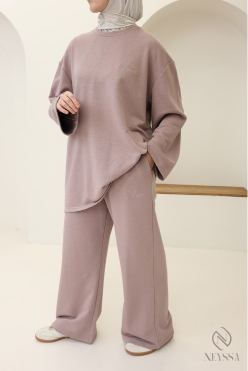 Ensemble femme sporstwear jupe 100% coton – Neyssa Confection