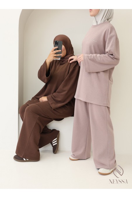 Sportbekleidungsset für Damen aus 100 % Baumwolle, Neyssa Confection