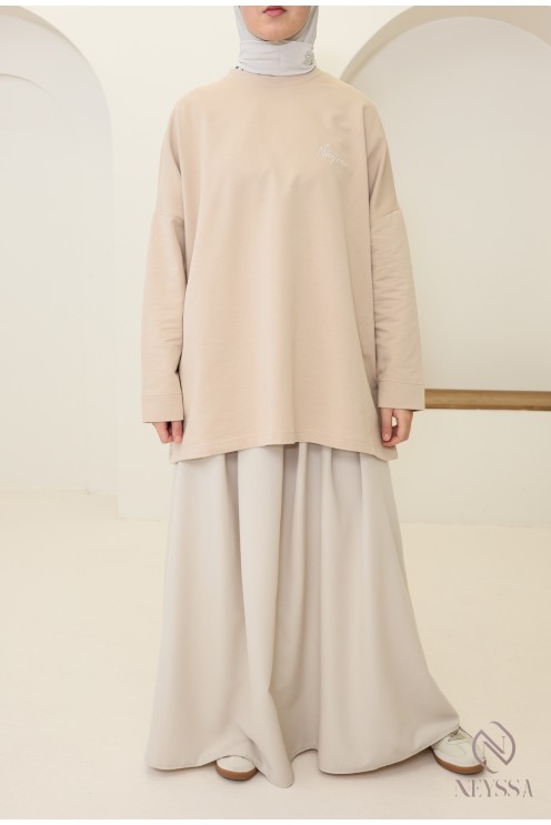 Langärmliges T-Shirt Sportswear Signature Neyssa – 100 % Baumwolle