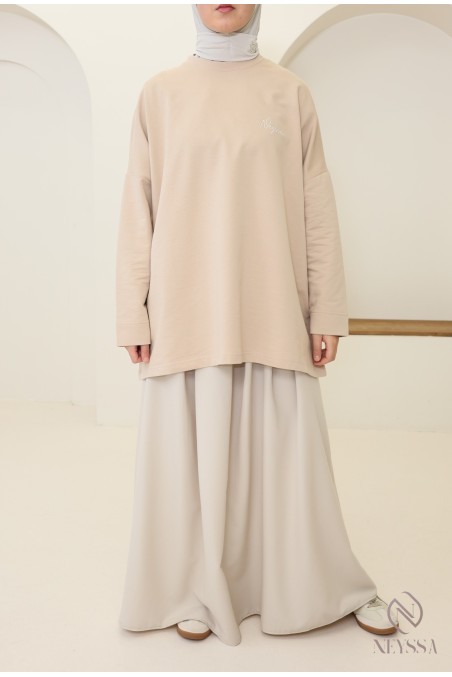 Langärmliges T-Shirt Sportswear Signature Neyssa – 100 % Baumwolle