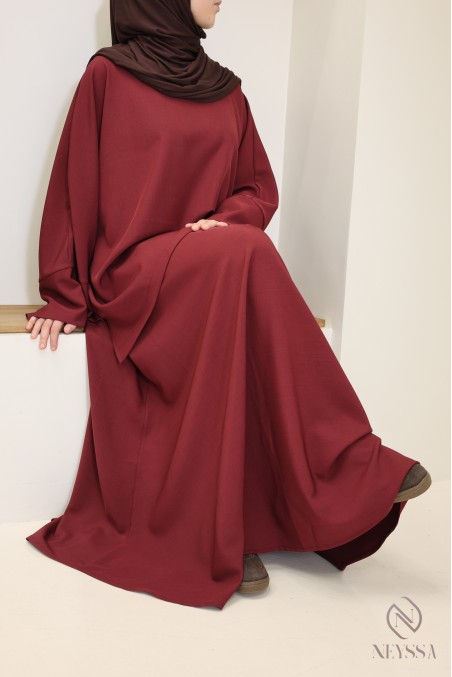 Set für Damen mit bordeauxrotem Rock, Neyssa Confection