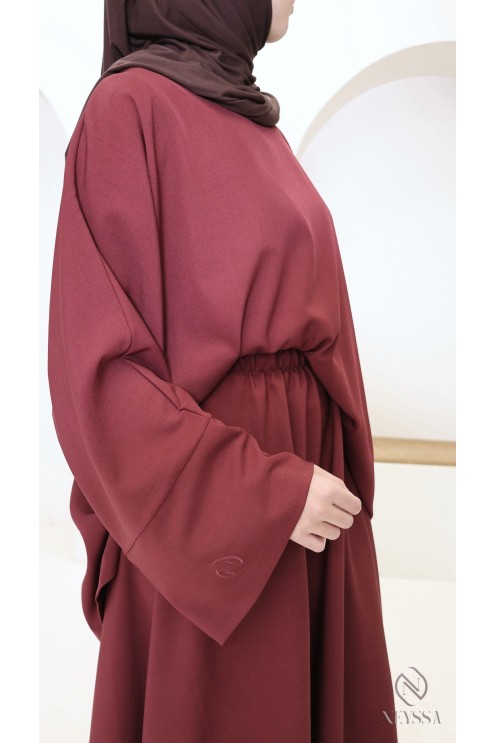 Set für Damen mit bordeauxrotem Rock, Neyssa Confection