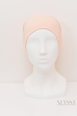 Stirnbandkappenrohr unter Hijab für muslimische verschleierte Frau geschlossen 2