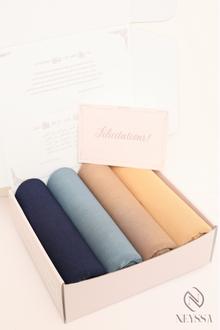 Premium jersey box for hijabs, a gift idea to consider.