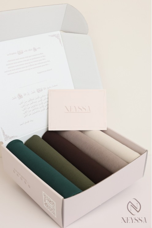 Coffret hijab coffret de foulards à offrir femme musulmane.