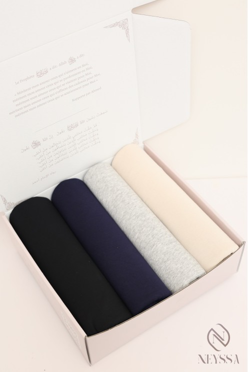 Coffret hijab coffret de foulards à offrir femme musulmane.