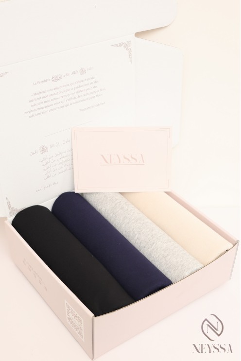 Coffret hijab coffret de foulards à offrir femme musulmane.