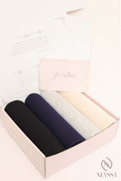 Coffret hijab coffret de foulards à offrir femme musulmane.