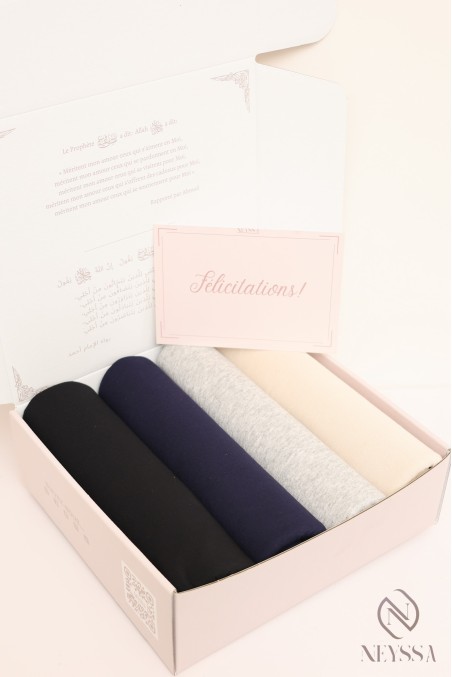 Coffret hijab coffret de foulards à offrir femme musulmane.