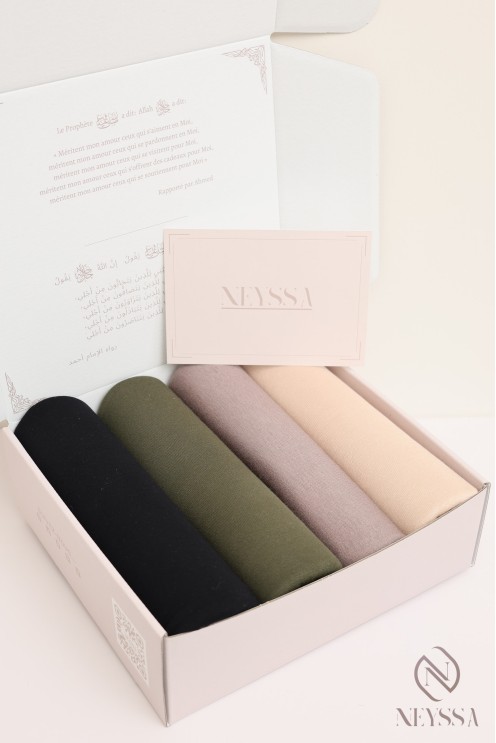 Coffret hijab coffret de foulards à offrir femme musulmane.