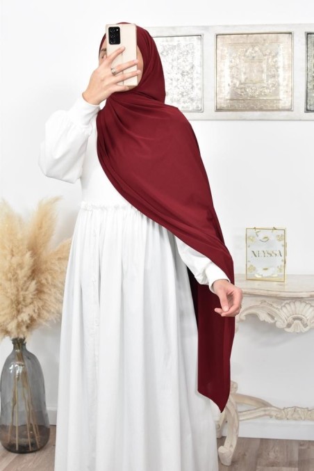 Idée cadeau femme voilée box 4 hijab effet coton avec strass