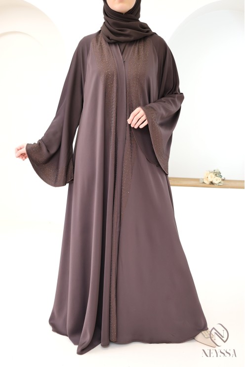 Kimono-Abaya Dubai mit ausgestelltem Schnitt