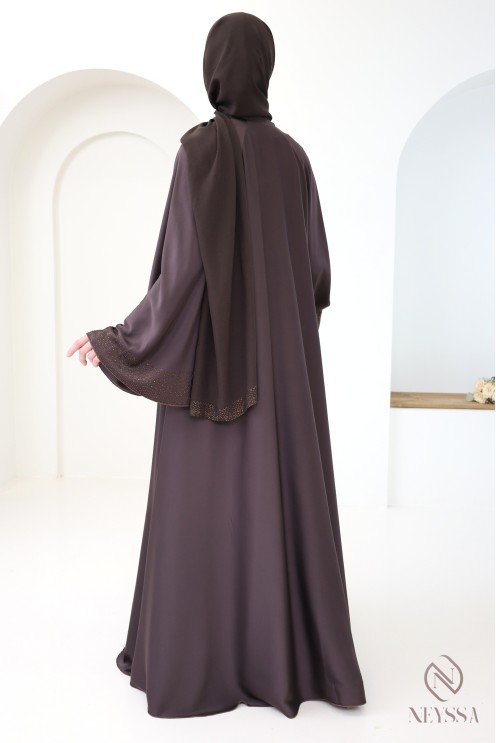 Kimono-Abaya Dubai mit ausgestelltem Schnitt