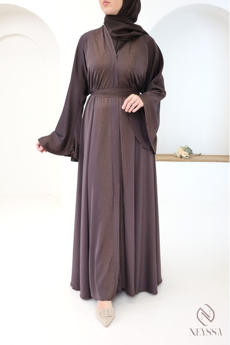 Kimono-Abaya Dubai mit ausgestelltem Schnitt