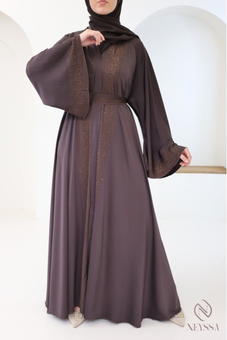 Kimono-Abaya Dubai mit ausgestelltem Schnitt