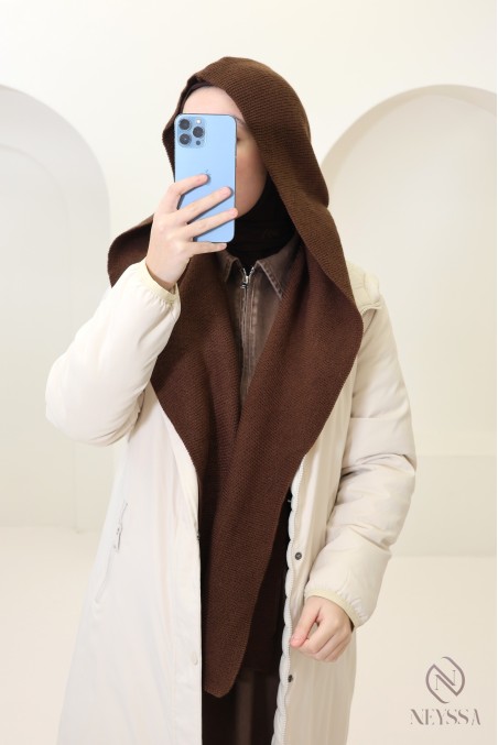 Écharpe cagoule parfaite pour hijabi, bien chaude, indispensable pour l'hiver
