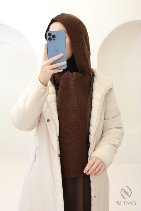 Essential Hood Scarf, schön warm, unverzichtbar für diesen Winter.