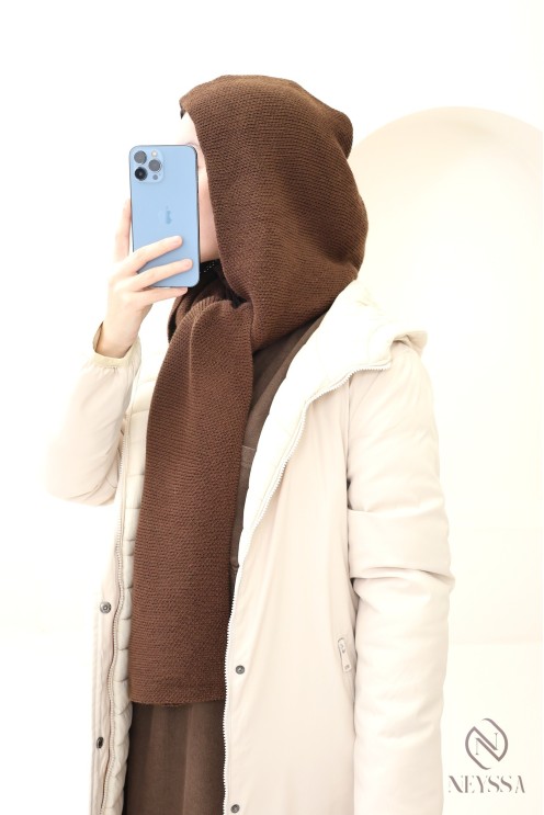 Essential Hood Scarf, schön warm, unverzichtbar für diesen Winter.