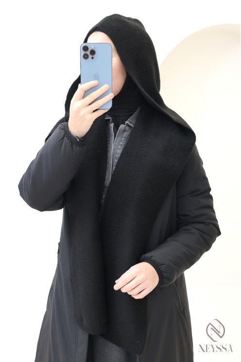 Essential Hood Scarf, schön warm, unverzichtbar für diesen Winter.