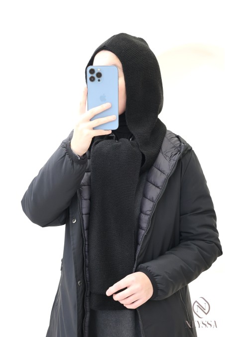 Essential Hood Scarf, schön warm, unverzichtbar für diesen Winter.