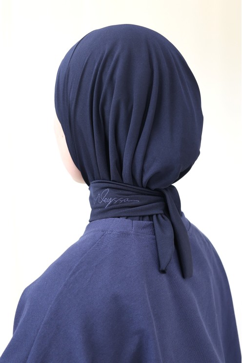 Hijab-Sturmhaube zum Überziehen von Neyssa, hochwertiger Jersey-Stoff