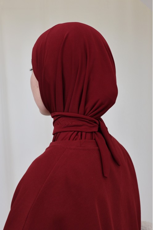 Hijab-Sturmhaube zum Überziehen von Neyssa, hochwertiger Jersey-Stoff