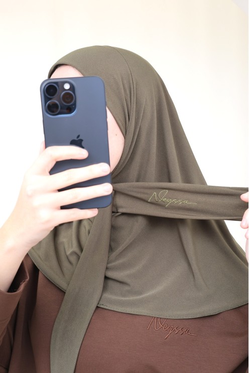 hijab hood in premium jersey ideal for everyday wear