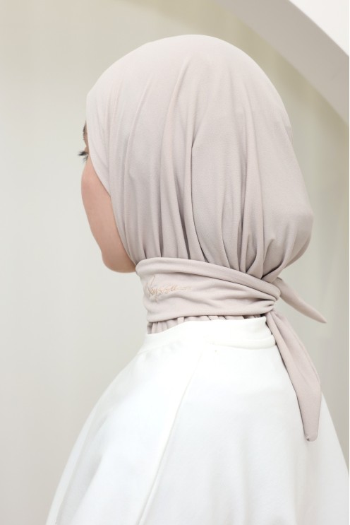 Hijab-Sturmhaube zum Überziehen von Neyssa, hochwertiger Jersey-Stoff