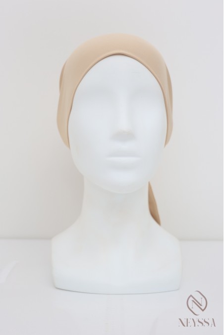 Bonnet hijab modal à nouer, bonnet à nouer hijab, bonnet hijab doux