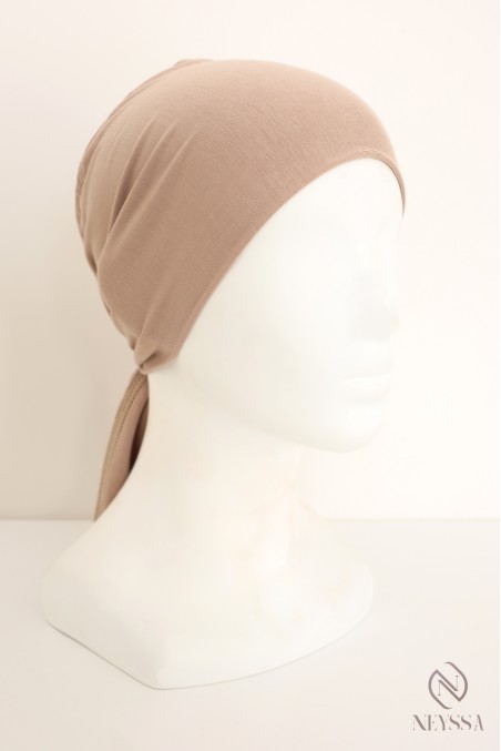 Modal tie-back hijab cap, tie-back hijab cap, soft hijab cap