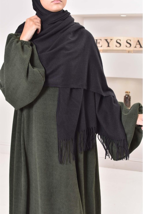 Echarpe d'Hiver à franges grand format bien épaisse bien chaude