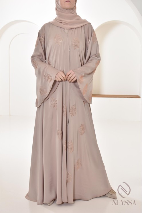 Abaya Dubai Strasssteinen Umbrella-Schnitt, festliche Abaya Frauen