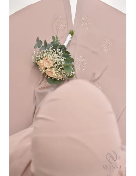 Abaya Dubai Strasssteinen Umbrella-Schnitt, festliche Abaya Frauen