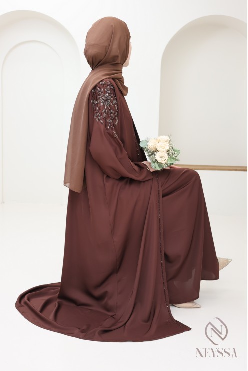Abaya dubai marron by Neyssa