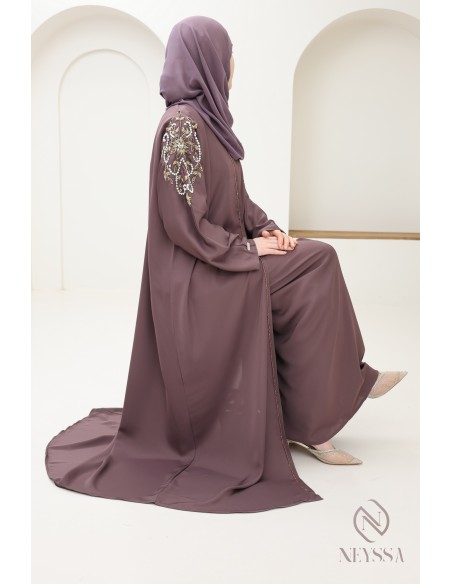 Abaya Dubai Kimono mit Perlen, Frau Aids-Outfit, neyssa Konfektion