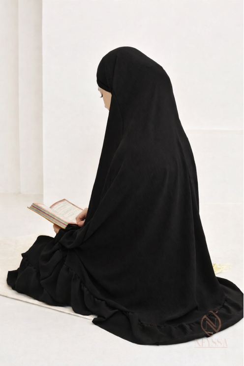 Ensemble 2 pièces de prière en jazz cape et jupe, idéal pour la maison