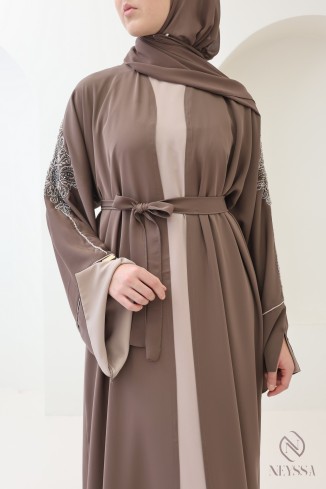 Abaya Dubaï kimono de luxe 4 pièces Neyssa Confection 2
