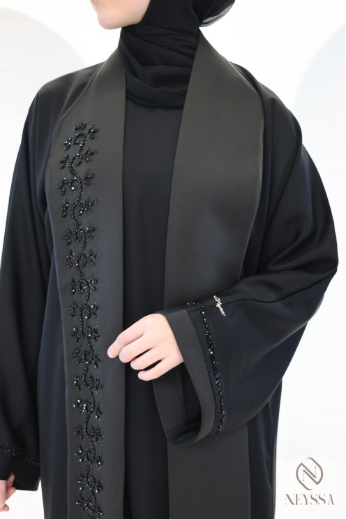 Schicke Kimono-Abaya Dubai, Neyssa Confection, mit Perlenstickerei