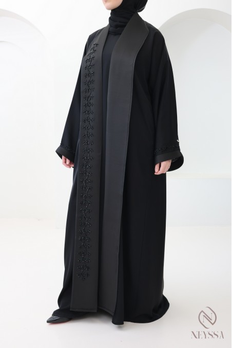 Schicke Kimono-Abaya Dubai, Neyssa Confection, mit Perlenstickerei