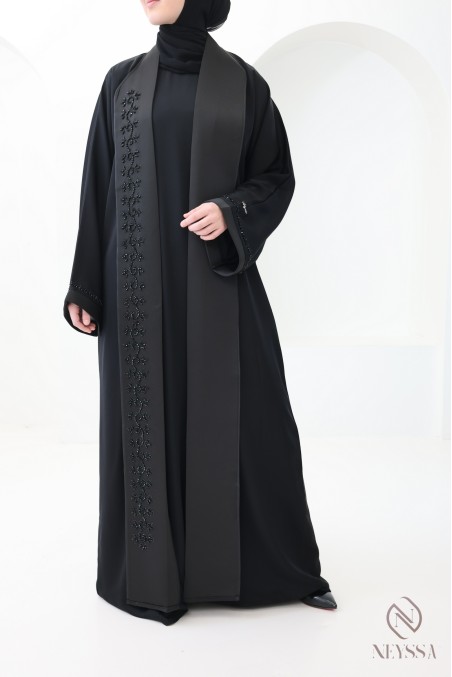 Schicke Kimono-Abaya Dubai, Neyssa Confection, mit Perlenstickerei