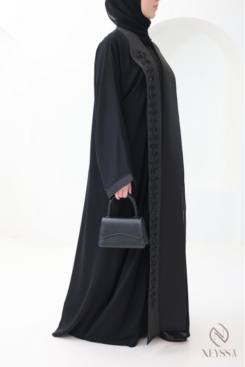 Schicke Kimono-Abaya Dubai, Neyssa Confection, mit Perlenstickerei