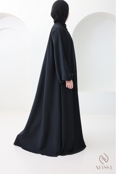 Abaya Dubai femme coupe umbrella, tenue pour événements hijabi