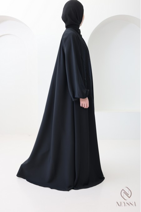 Abaya Dubai women umbrella cut, hijabi event wear
