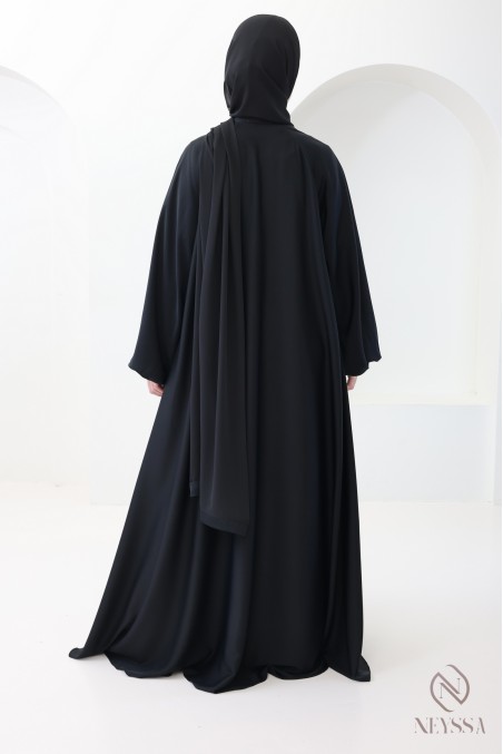 Abaya Dubai femme coupe umbrella, tenue pour événements hijabi