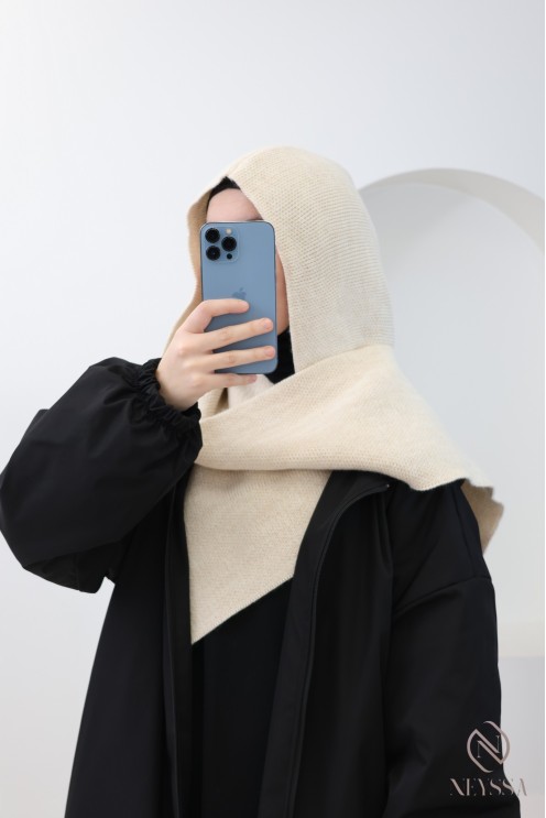 Écharpe cagoule parfaite pour hijabi, bien chaude, indispensable pour l'hiver