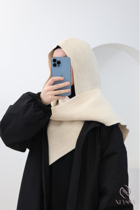 Essential Hood Scarf, schön warm, unverzichtbar für diesen Winter.