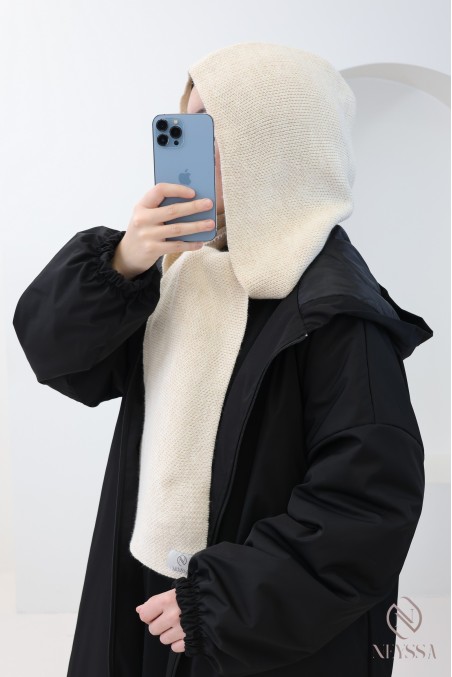 Essential Hood Scarf, schön warm, unverzichtbar für diesen Winter.