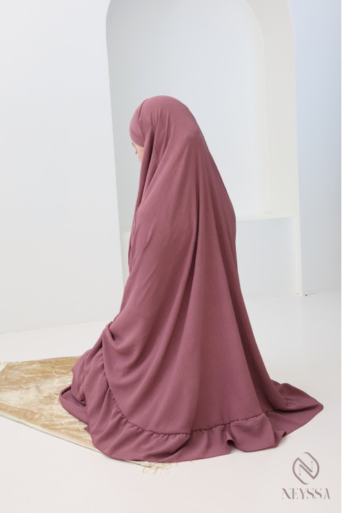 Ensemble 2 pièces de prière en jazz cape et jupe, idéal pour la maison