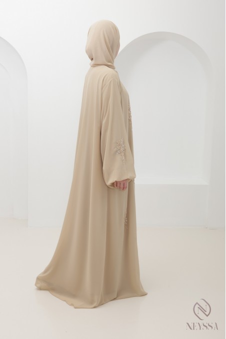 Abaya Dubaï kimono pour femme hijabi musulmane voilée