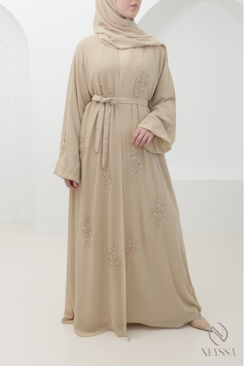 Dubai abaya kimono for veiled Muslim women who wear hijabs